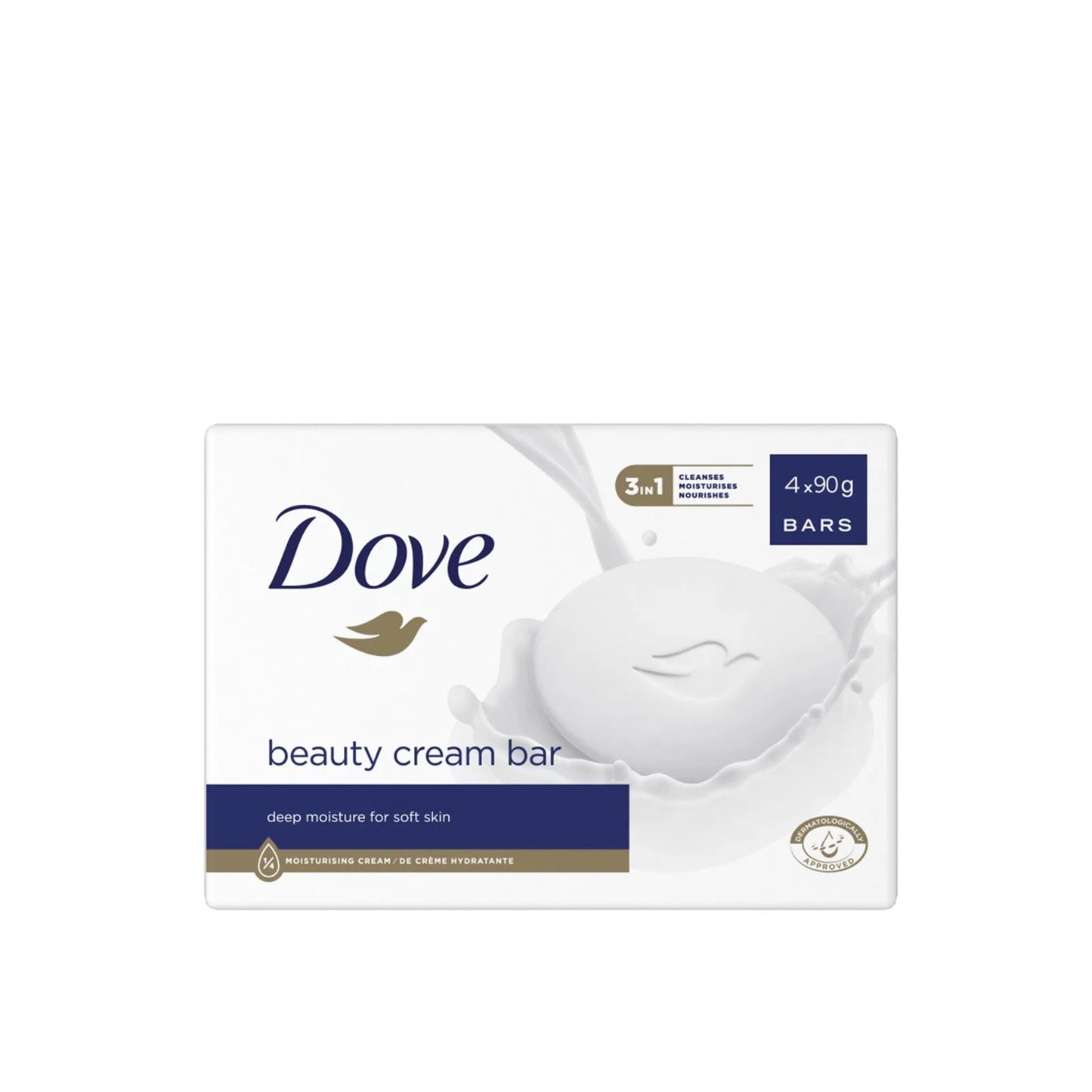 Dove Beauty Bar Soap for Women Original – with ¼ Moisturizing Cream (2.6 oz)