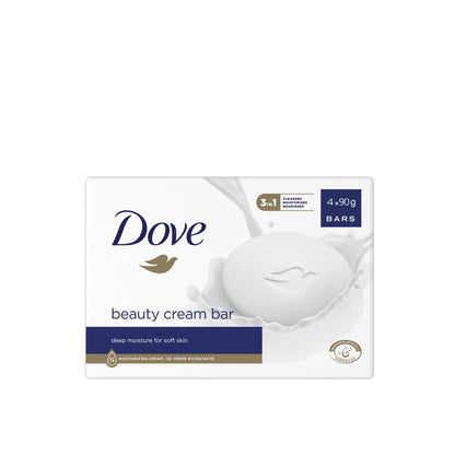 Dove Beauty Bar Soap for Women Original – with ¼ Moisturizing Cream (2.6 oz)